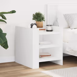VidaXL 848290 nightstand/bedside table White