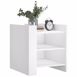 VidaXL 848290 nightstand/bedside table White