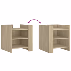 VidaXL 848292 nightstand/bedside table Oak - Additional view 7