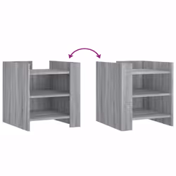 VidaXL 848295 nightstand/bedside table Oak - Additional view 7