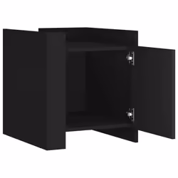 VidaXL 848298 nightstand/bedside table Black - Additional view 7