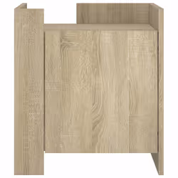 VidaXL 848299 nightstand/bedside table Oak - Additional view 4