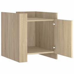 VidaXL 848299 nightstand/bedside table Oak - Additional view 7