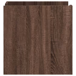 vidaXL Bedside Cabinet Nightstand Bed Side Table Sonoma Oak Engineered Wood - brown oak - Additional view 4