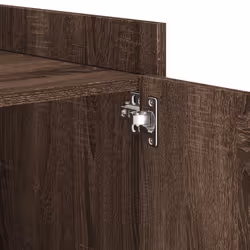 vidaXL Bedside Cabinet Nightstand Bed Side Table Sonoma Oak Engineered Wood - brown oak - Additional view 8