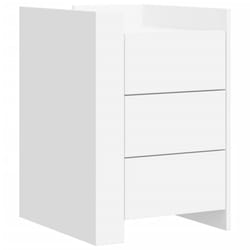VidaXL 848304 nightstand/bedside table White