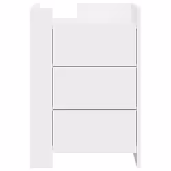VidaXL 848304 nightstand/bedside table White - Additional view 4