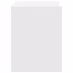 VidaXL 848304 nightstand/bedside table White - Additional view 5