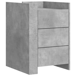VidaXL 848307 nightstand/bedside table Concrete colour