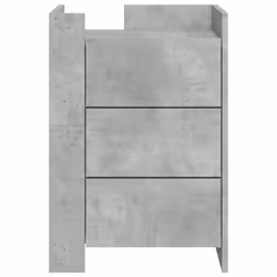 VidaXL 848307 nightstand/bedside table Concrete colour - Additional view 4