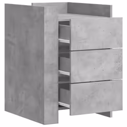 VidaXL 848307 nightstand/bedside table Concrete colour - Additional view 8