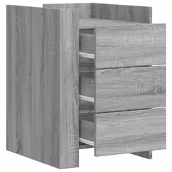 VidaXL 848309 nightstand/bedside table Oak - Additional view 8