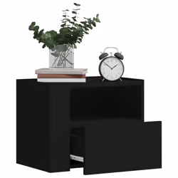 VidaXL 848313 nightstand/bedside table Black