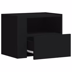 VidaXL 848313 nightstand/bedside table Black - Additional view 7