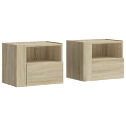 VidaXL 848316 nightstand/bedside table Oak