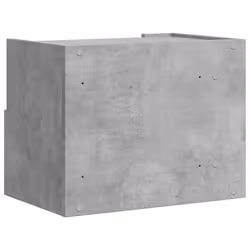 vidaXL Wall-mounted Bedside Cabinets Floating Cabinet Hanging Bed Cabinet - concrete grey, 1 pcs - Additional view 5