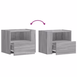 VidaXL 848321 nightstand/bedside table Oak - Additional view 8