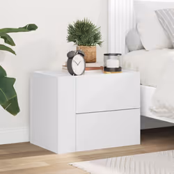 VidaXL 848325 nightstand/bedside table White