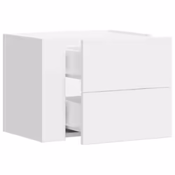 VidaXL 848325 nightstand/bedside table White - Additional view 7
