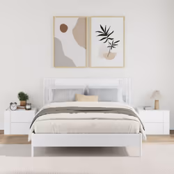 VidaXL 848326 nightstand/bedside table White