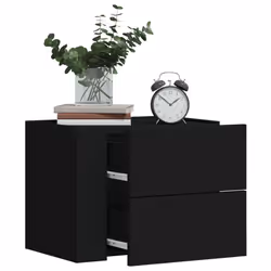 VidaXL 848327 nightstand/bedside table Black