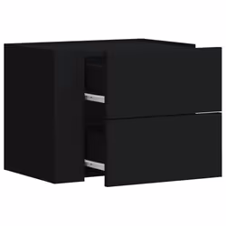 VidaXL 848327 nightstand/bedside table Black - Additional view 6