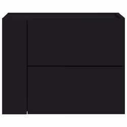 VidaXL 848328 nightstand/bedside table Black - Additional view 4