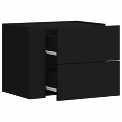 VidaXL 848328 nightstand/bedside table Black - Additional view 7