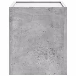 vidaXL Wall-mounted Bedside Cabinet Floating Bed Table Side Cabinet Smoked Oak - concrete grey, 1 pcs - Additional view 4