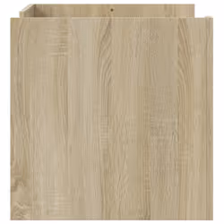 vidaXL Coffee Table Hallway Tea End Table Accent Side Table Engineered Wood - sonoma oak, 80 x 50 x 50 cm - Additional view 4