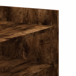 vidaXL Coffee Table Hallway Tea End Table Accent Side Table Engineered Wood - smoked oak, 80 x 50 x 50 cm - Additional view 7