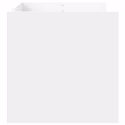 vidaXL Coffee Table Hallway Tea End Table Accent Side Table Engineered Wood - white, 100 x 50 x 50 cm - Additional view 4