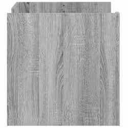 vidaXL Coffee Table End Table Accent Side Table Sonoma Oak Engineered Wood - grey sonoma, 80 x 50 x 50 cm - Additional view 4