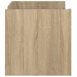 vidaXL Coffee Table End Table Accent Side Table Sonoma Oak Engineered Wood - sonoma oak, 100 x 50 x 50 cm - Additional view 4