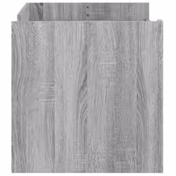 vidaXL Coffee Table End Table Accent Side Table Sonoma Oak Engineered Wood - grey sonoma, 100 x 50 x 50 cm - Additional view 4