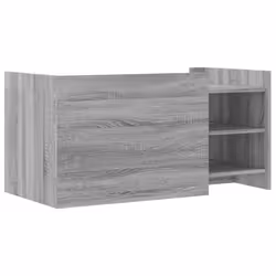 vidaXL Coffee Table End Table Accent Side Table Sonoma Oak Engineered Wood - grey sonoma, 100 x 50 x 50 cm - Additional view 5