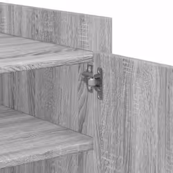 vidaXL Coffee Table End Table Accent Side Table Sonoma Oak Engineered Wood - grey sonoma, 100 x 50 x 50 cm - Additional view 8