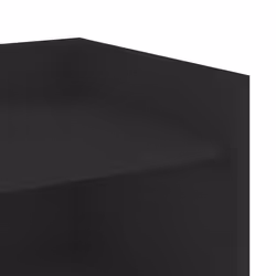 vidaXL Sideboard Home Storage Cupboard Cabinet Highboard White Engineered Wood - black, 45 x 35 x 75 cm - Additional view 7