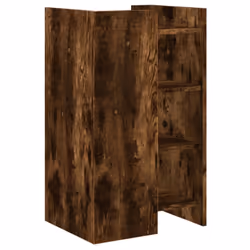 vidaXL Sideboard Home Storage Cupboard Cabinet Highboard White Engineered Wood - smoked oak, 45 x 35 x 75 cm - Additional view 5