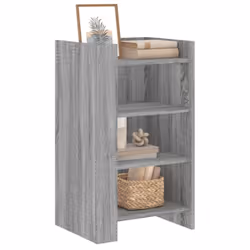 vidaXL Sideboard Home Storage Cupboard Cabinet Highboard White Engineered Wood - grey sonoma, 45 x 35 x 75 cm - Additional view 2