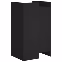 vidaXL Sideboard Storage Cupboard Cabinet Highboard Sonoma Oak Engineered Wood - black - Additional view 5
