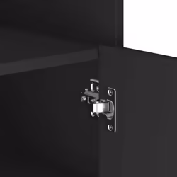 vidaXL Sideboard Storage Cupboard Cabinet Highboard Sonoma Oak Engineered Wood - black - Additional view 9