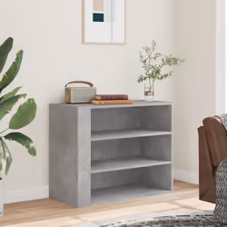 vidaXL Wall Cabinet Bathroom Wall Hanging Cabinet Sonoma Oak Engineered Wood - concrete grey