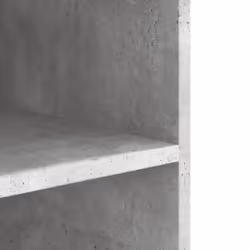 vidaXL Wall Cabinet Bathroom Wall Hanging Cabinet Sonoma Oak Engineered Wood - concrete grey - Additional view 7