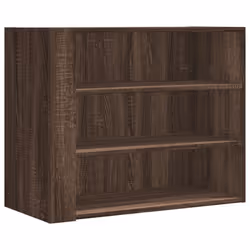 vidaXL Wall Cabinet Bathroom Wall Hanging Cabinet Sonoma Oak Engineered Wood - brown oak