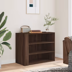 vidaXL Wall Cabinet Bathroom Wall Hanging Cabinet Sonoma Oak Engineered Wood - brown oak