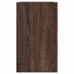 vidaXL Wall Cabinet Bathroom Wall Hanging Cabinet Sonoma Oak Engineered Wood - brown oak - Additional view 4