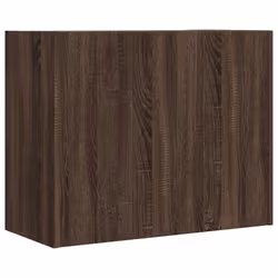 vidaXL Wall Cabinet Bathroom Wall Hanging Cabinet Sonoma Oak Engineered Wood - brown oak - Additional view 5