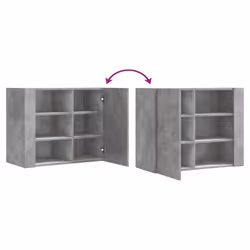 VidaXL 848426 shelve Wood Grey - Additional view 8