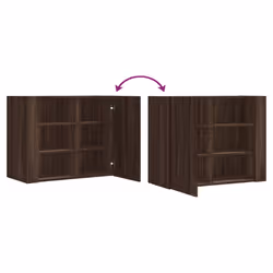 VidaXL 848429 shelve Wood Brown, Wood - Additional view 8